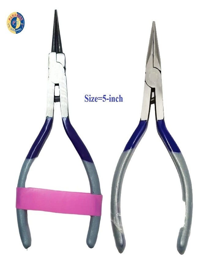 Pilerman Paradise Tools (India) Mini Super Long, Round Nose Bending Plier For Jewelry Making, Repairing (Mn&Mrn-Mini) - Blue - Image 2